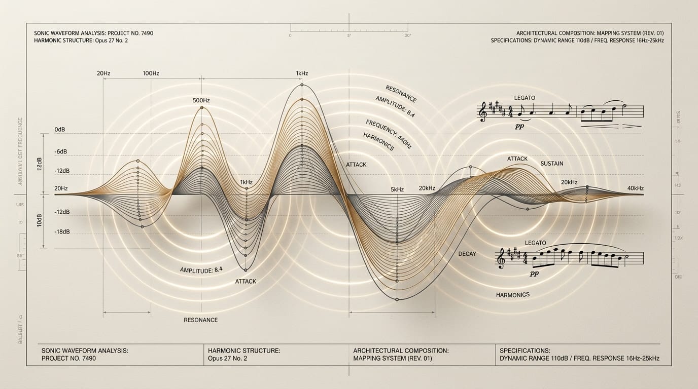 Sound Mark Waveform Analysis Charts